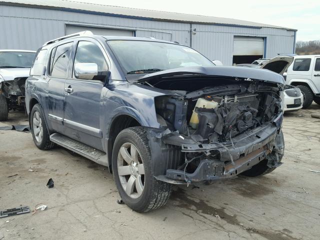 5N1AA0NC6AN604088 - 2010 NISSAN ARMADA SE BLUE photo 1