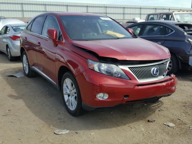 JTJZB1BA1A2003148 - 2010 LEXUS RX 450 RED photo 1