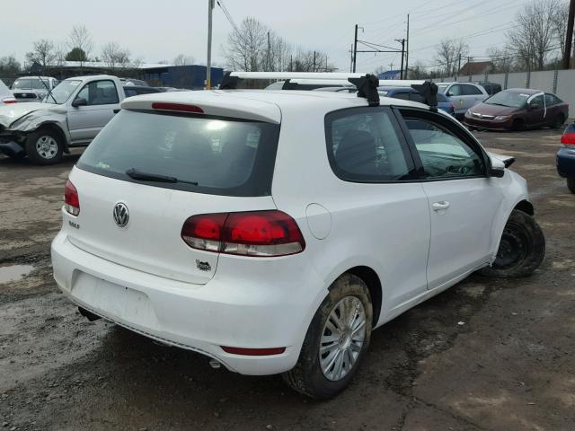WVWBB7AJ4CW046483 - 2012 VOLKSWAGEN GOLF 白色 照片 4