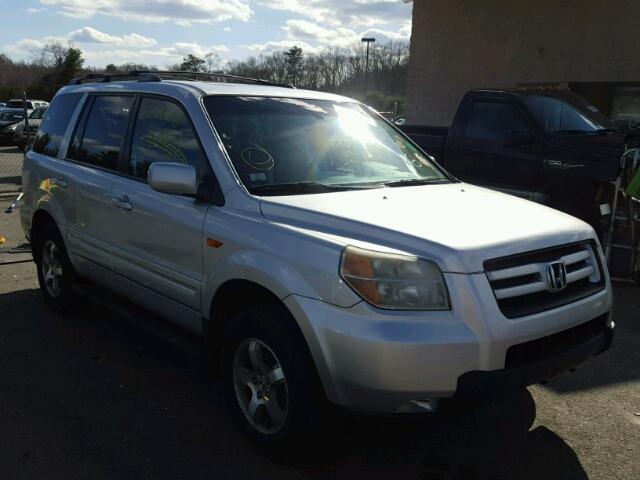 2HKYF18546H545444 - 2006 HONDA PILOT EX SILVER photo 1