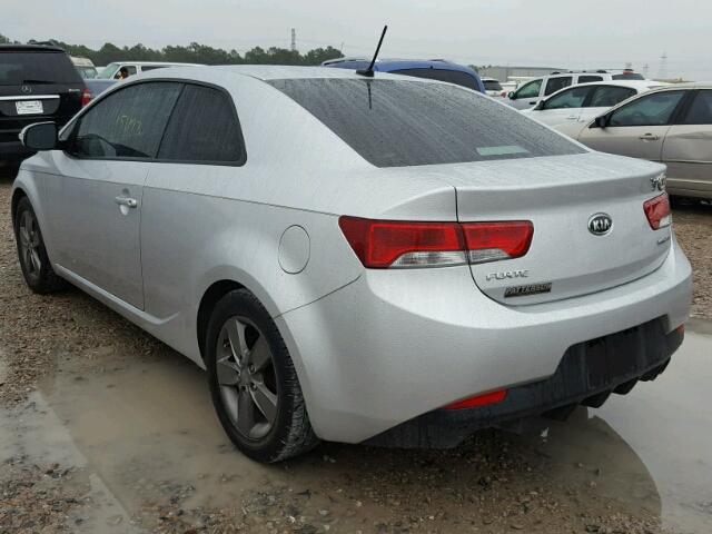 KNAFU6A20A5272499 - 2010 KIA FORTE EX GRAY photo 3