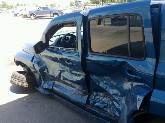 3GNCA13B29S625414 - 2009 CHEVROLET HHR LS BLUE photo 9