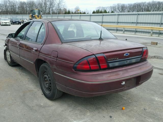 2G1WL52M8V1127551 - 1997 CHEVROLET LUMINA BAS MAROON photo 3