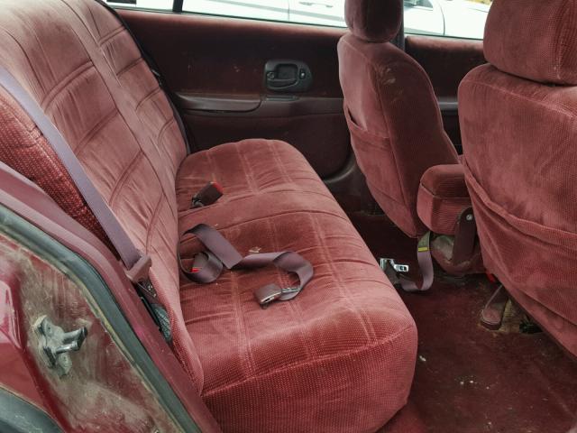 2G1WL52M8V1127551 - 1997 CHEVROLET LUMINA BAS მუქწითელი ფოტო 6