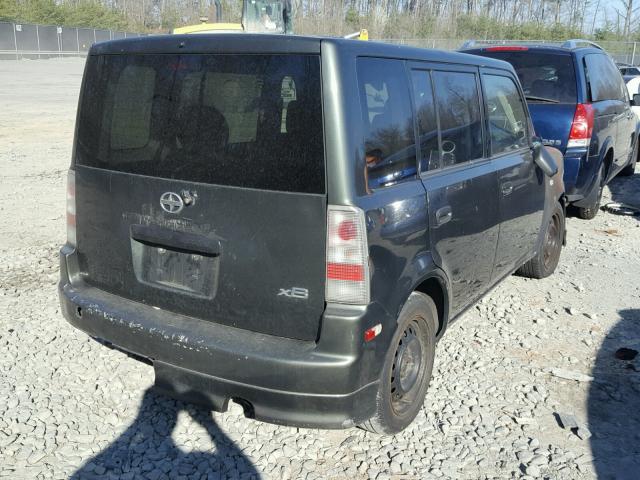 JTLKT324840162440 - 2004 TOYOTA SCION XB GREEN photo 4