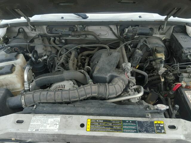 1FTYR44U94PB51624 - 2004 FORD RANGER SILVER photo 7