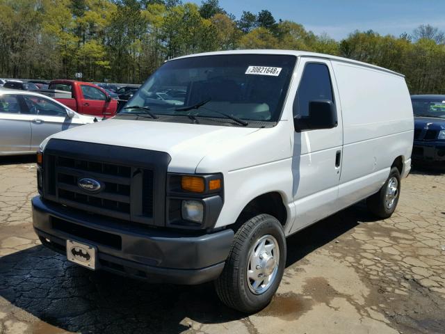 1FTNE14W39DA30790 - 2009 FORD ECONOLINE WHITE photo 2