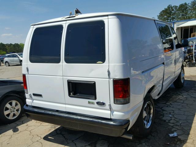 1FTNE14W39DA30790 - 2009 FORD ECONOLINE WHITE photo 4