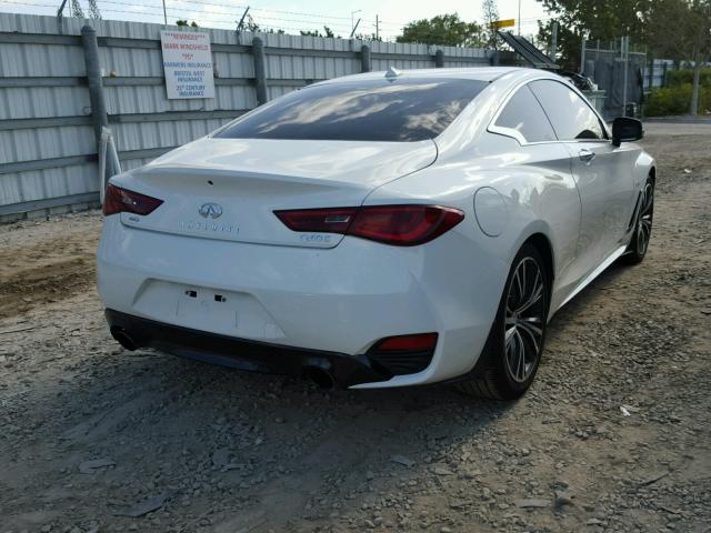 JN1EV7EL6HM550703 - 2017 INFINITI Q60 PREMIU WHITE photo 4