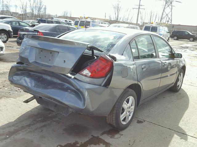 1G8AJ55F37Z201564 - 2007 SATURN ION LEVEL GRAY photo 4