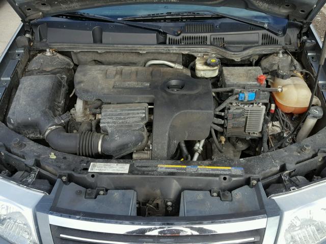 1G8AJ55F37Z201564 - 2007 SATURN ION LEVEL GRAY photo 7