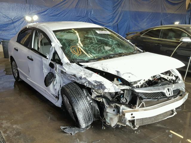 2HGFA16369H334560 - 2009 HONDA CIVIC VP WHITE photo 1