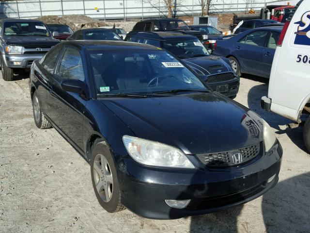 1HGEM22064L056825 - 2004 HONDA CIVIC EX BLACK photo 1