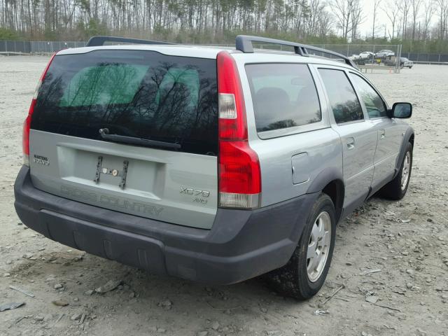 YV1SZ59HX41140359 - 2004 VOLVO XC70 SILVER photo 4