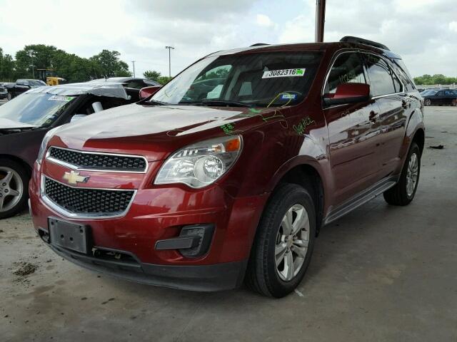 2CNALDEW3A6234895 - 2010 CHEVROLET EQUINOX LT RED photo 2