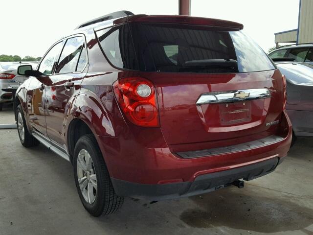 2CNALDEW3A6234895 - 2010 CHEVROLET EQUINOX LT RED photo 3