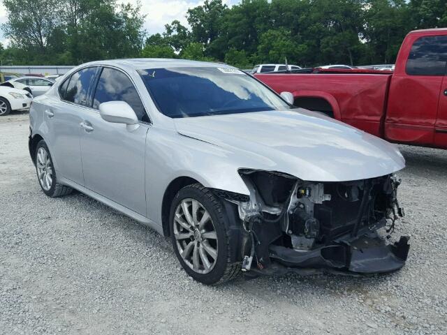 JTHBK262285076307 - 2008 LEXUS IS 250 SILVER photo 1