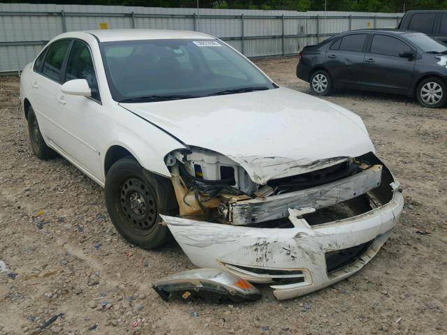 2G1WS553581374018 - 2008 CHEVROLET IMPALA POL WHITE photo 1