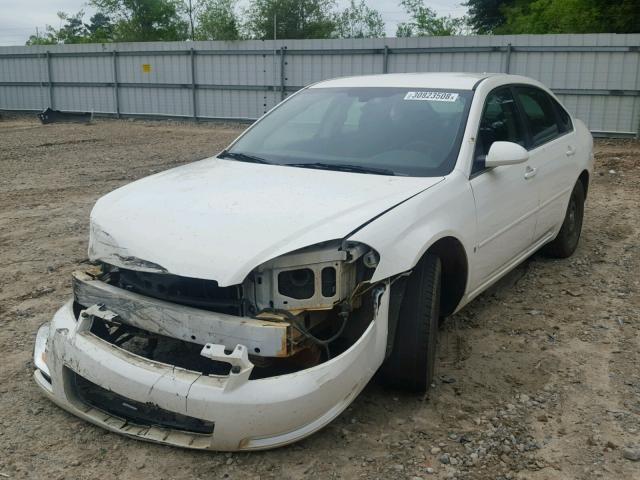 2G1WS553581374018 - 2008 CHEVROLET IMPALA POL WHITE photo 2