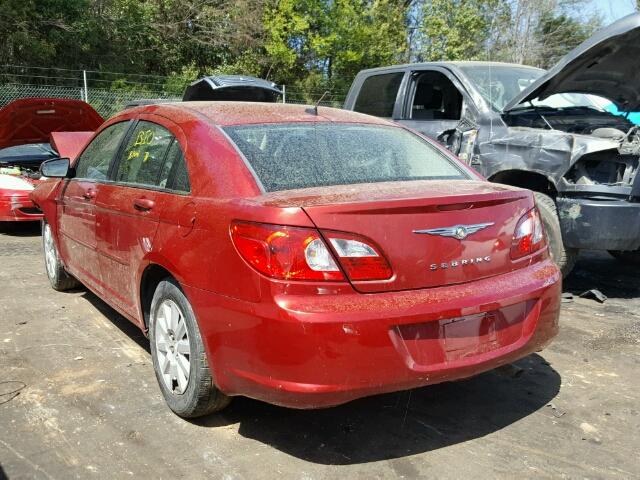 1C3LC46K67N548462 - 2007 CHRYSLER SEBRING RED photo 3