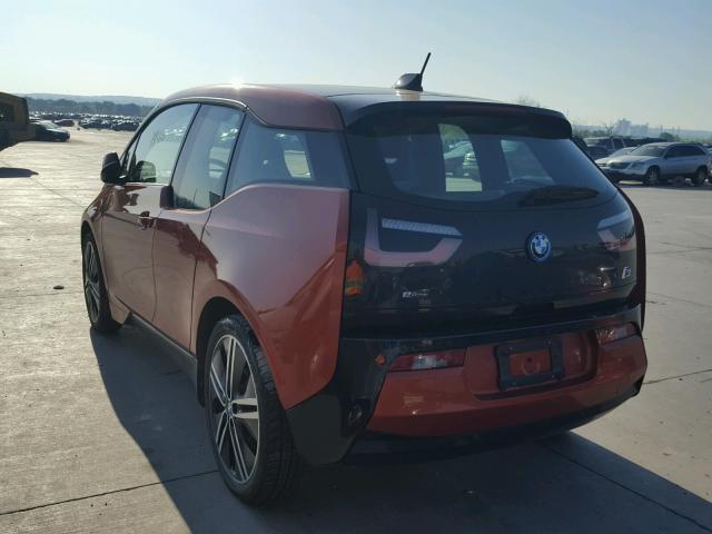 WBY1Z2C51EV285071 - 2014 BMW I3 BEV MAROON photo 3