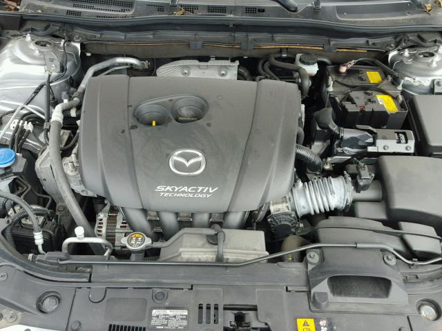 JM1BM1T79E1134955 - 2014 MAZDA 3 SV GRAY photo 7