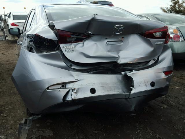 JM1BM1T79E1134955 - 2014 MAZDA 3 SV GRAY photo 9