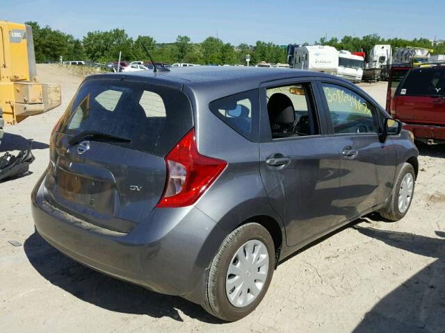 3N1CE2CP2GL406879 - 2016 NISSAN VERSA NOTE GRAY photo 4