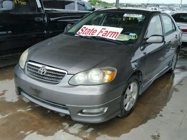 1NXBR32E45Z486199 - 2005 TOYOTA COROLLA CE GRAY photo 2