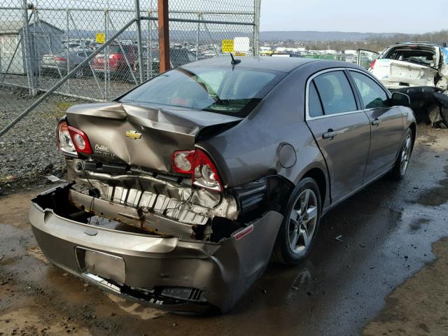 1G1ZC5EB8AF262152 - 2010 CHEVROLET MALIBU 1LT 灰色 照片 4