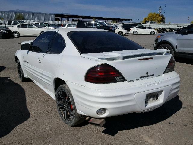 1G2NE12TXYM876832 - 2000 PONTIAC GRAND AM S თეთრი ფოტო 3
