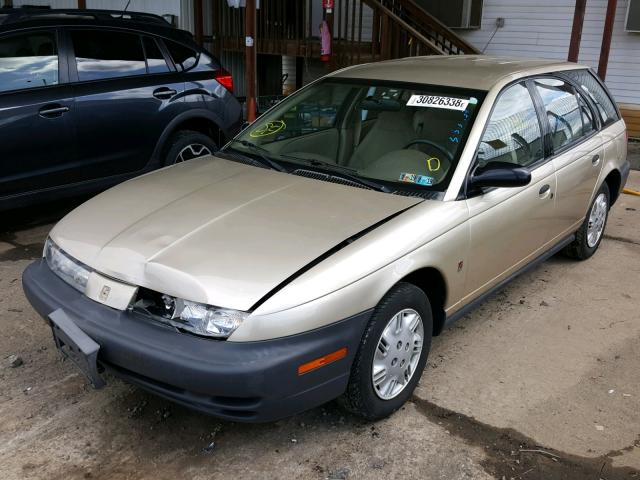 1G8ZH8282XZ171138 - 1999 SATURN SW1 BEIGE photo 2