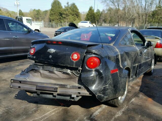 1G1AT18H397246646 - 2009 CHEVROLET COBALT LT BLACK photo 4