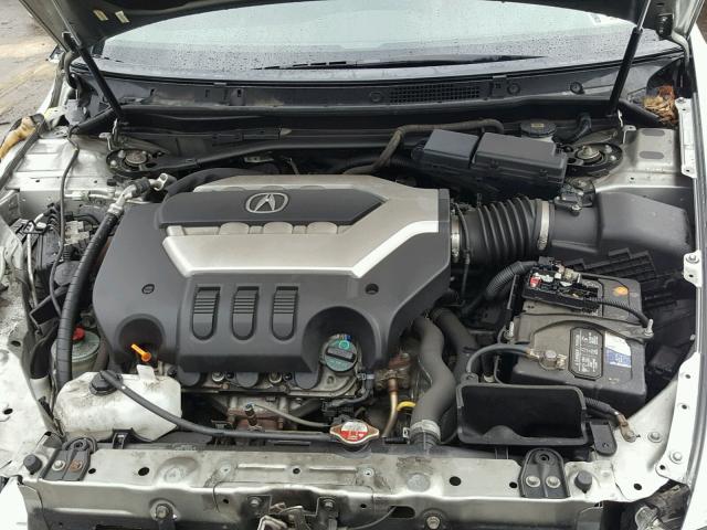 JH4KB2F66AC002313 - 2010 ACURA RL SILVER photo 7