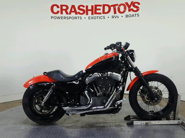 1HD1CZ34X7K446927 - 2007 HARLEY-DAVIDSON XL1200 N ORANGE photo 1