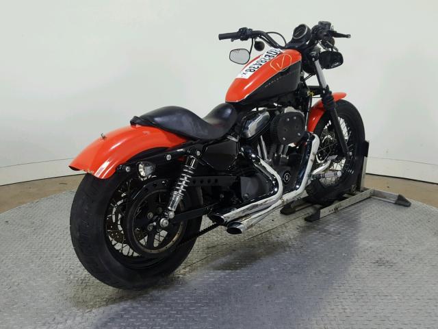 1HD1CZ34X7K446927 - 2007 HARLEY-DAVIDSON XL1200 N ORANGE photo 8