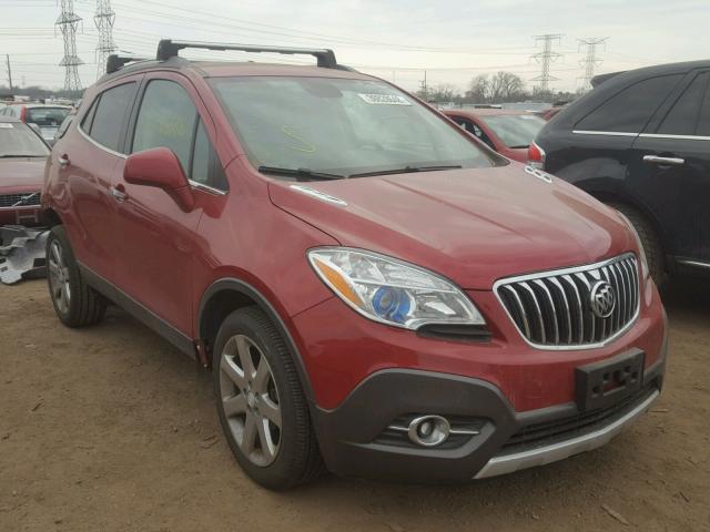 KL4CJCSB8DB200607 - 2013 BUICK ENCORE RED photo 1