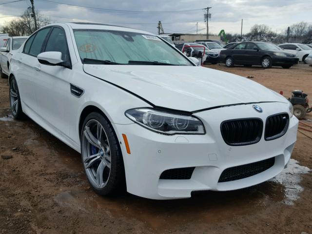 WBSFV9C56ED097558 - 2014 BMW M5 WHITE photo 1