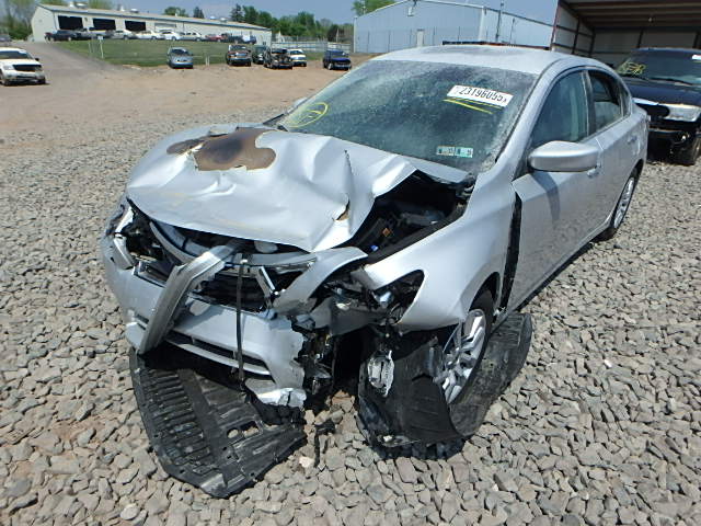 1N4AL3AP7FC160897 - 2015 NISSAN ALTIMA 2.5 SILVER photo 2