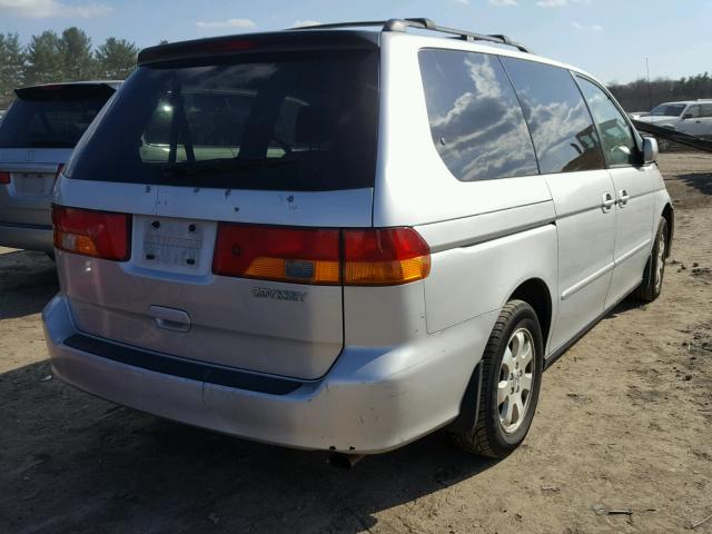 5FNRL18673B011466 - 2003 HONDA ODYSSEY EX SILVER photo 4