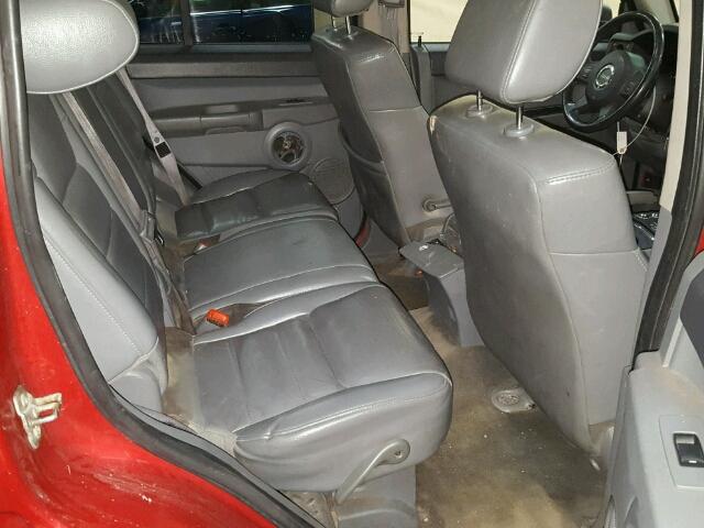 1J8HG48N66C123064 - 2006 JEEP COMMANDER MAROON photo 6