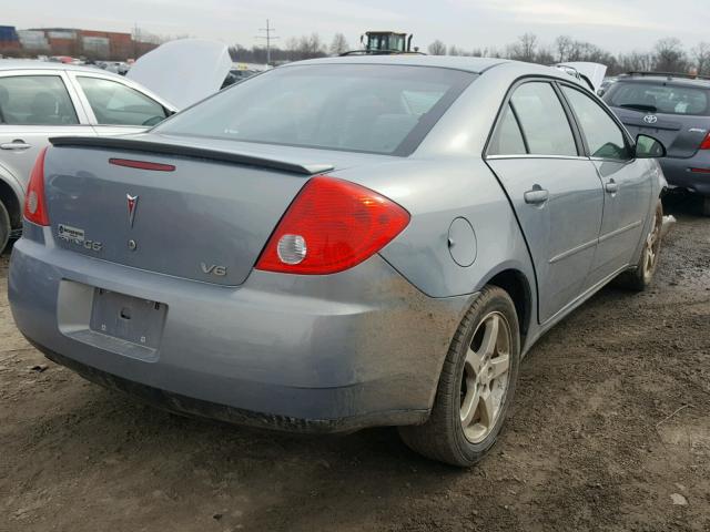 1G2ZG58N274261850 - 2007 PONTIAC G6 BASE BLUE photo 4