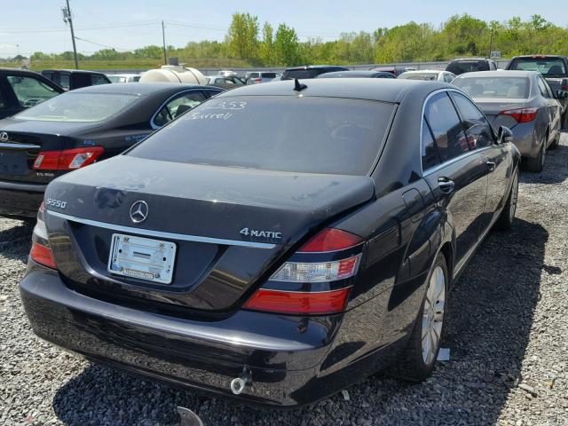 WDDNG86XX9A283458 - 2009 MERCEDES-BENZ S 550 4MAT BLACK photo 4