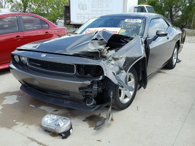 2B3LJ44V99H535555 - 2009 DODGE CHALLENGER CHARCOAL photo 2