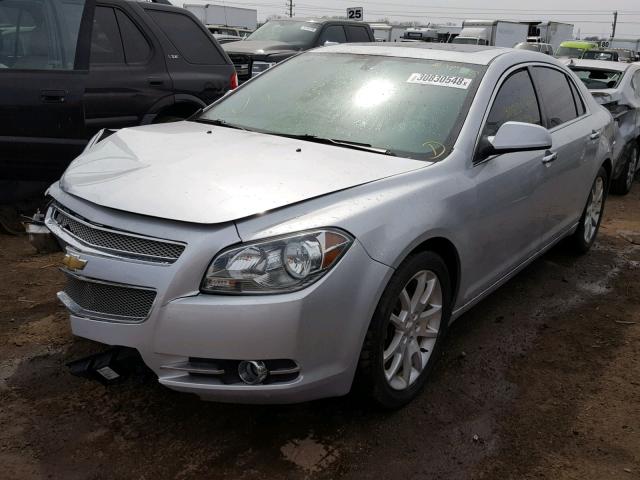 1G1ZG5E78CF253714 - 2012 CHEVROLET MALIBU LTZ SILVER photo 2