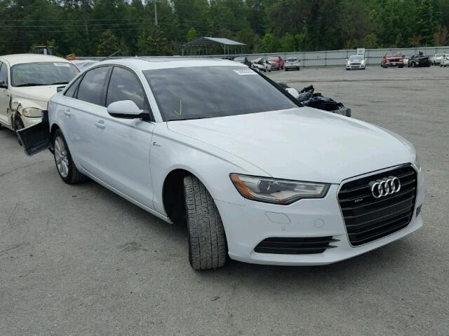 WAUFGAFC8EN117099 - 2014 AUDI A6 WHITE photo 1