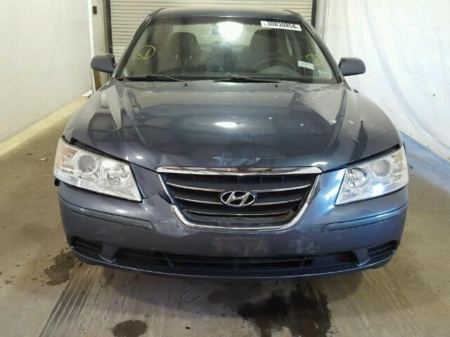 5NPET46C09H431136 - 2009 HYUNDAI SONATA GLS GRAY photo 9