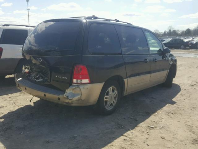 2FMDA582X4BA75614 - 2004 FORD FREESTAR L BLACK photo 4