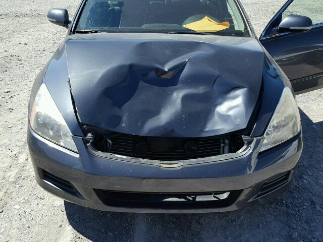 JHMCN36477C002796 - 2007 HONDA ACCORD HYB GRAY photo 7