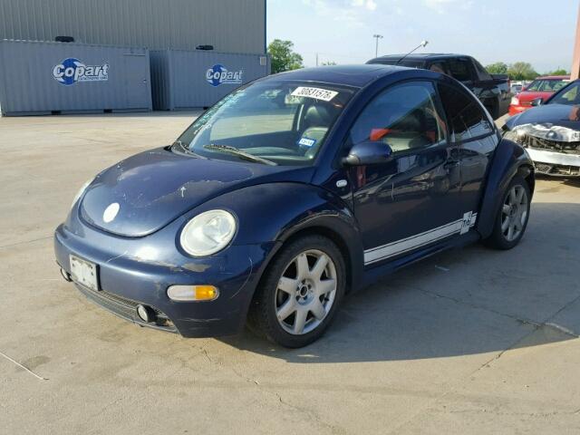 3VWDD21C23M425888 - 2003 VOLKSWAGEN NEW BEETLE 蓝色 照片 2